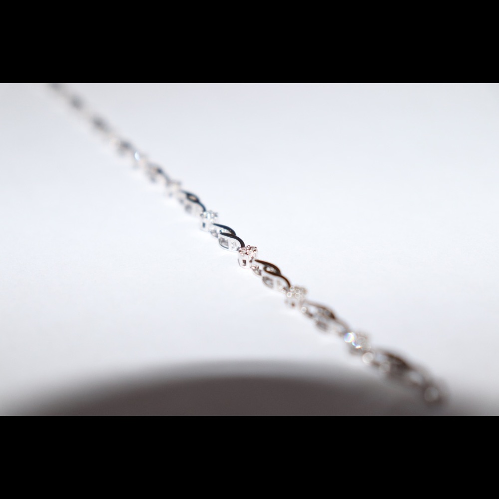 10k gold solid .25 ct diamond bracelet jewelry